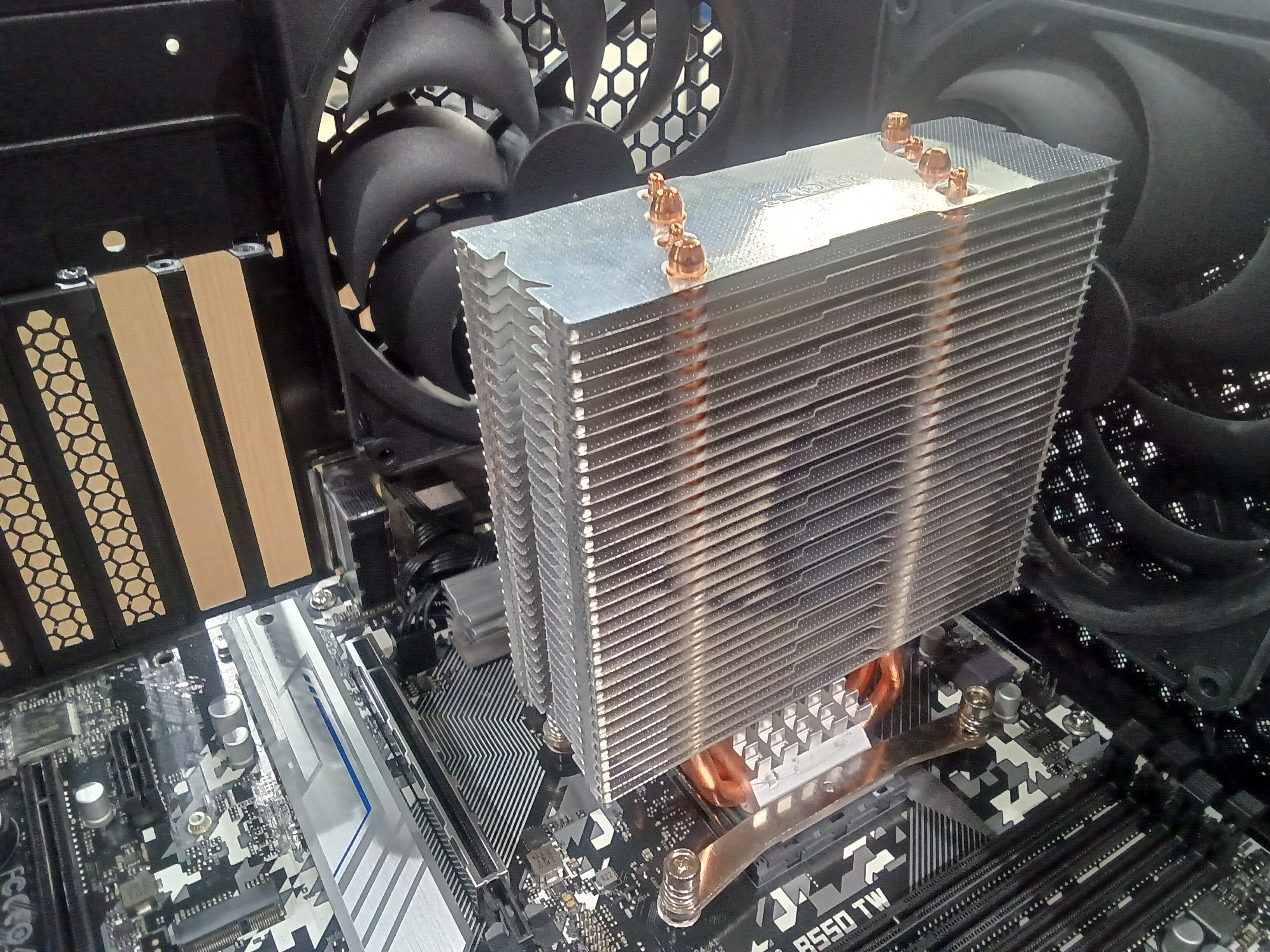 CPUヒートシンク クリーニング後