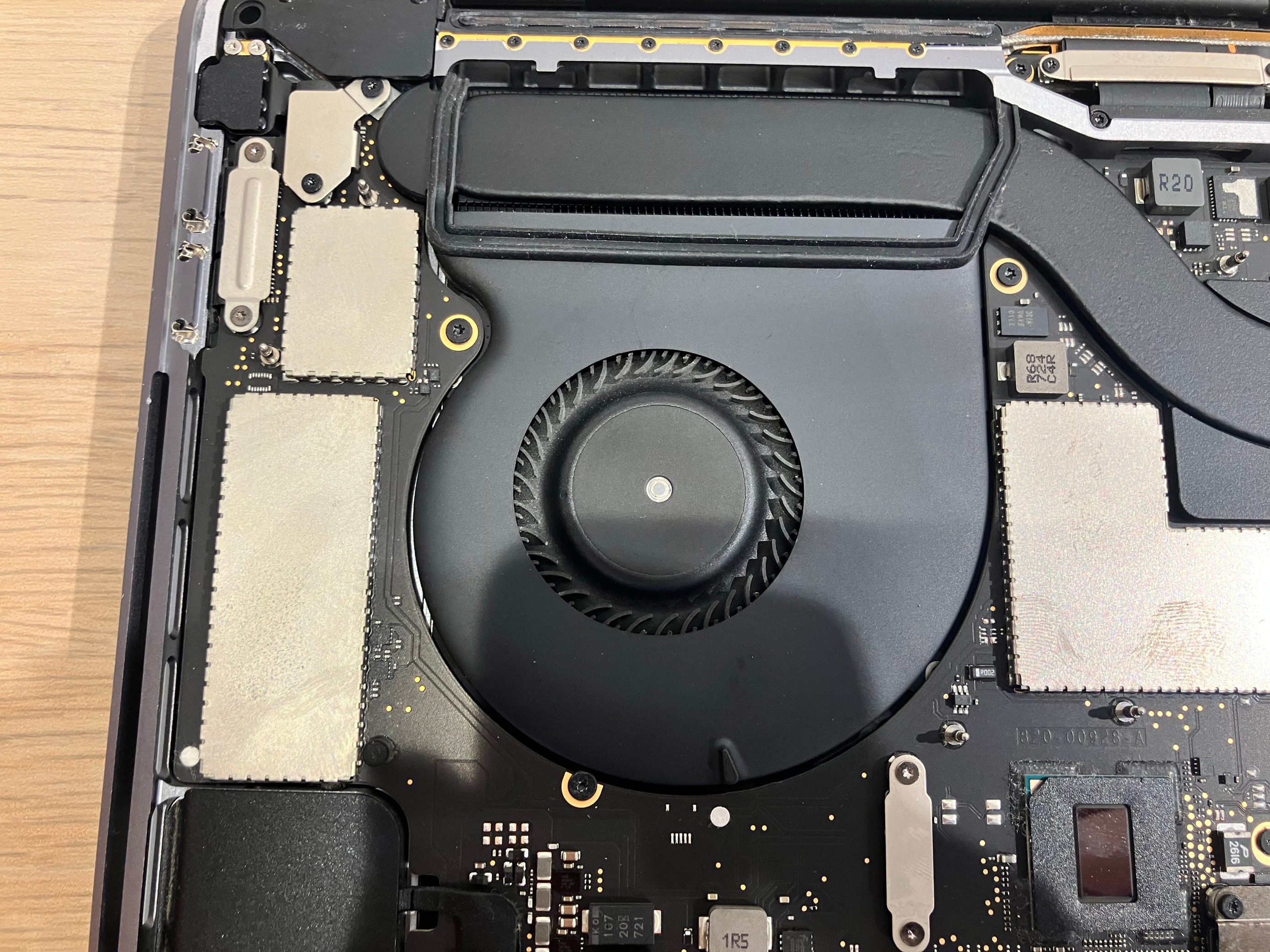 清掃後のファン