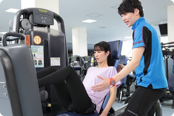 専門スタッフによる指導サポート