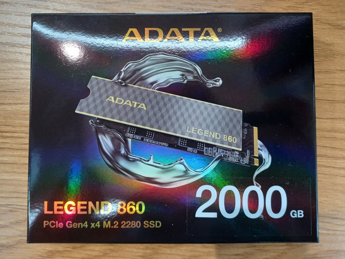 増設に使用したADATA製SSD