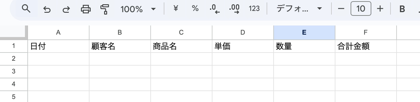 2.基本的なレイアウトを設定する