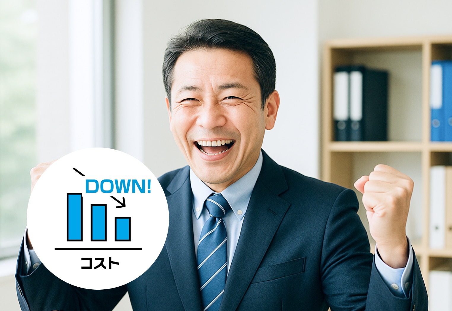 コストを大幅に削減できる