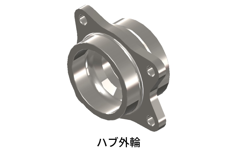 ベアリング部品_ハブ外輪