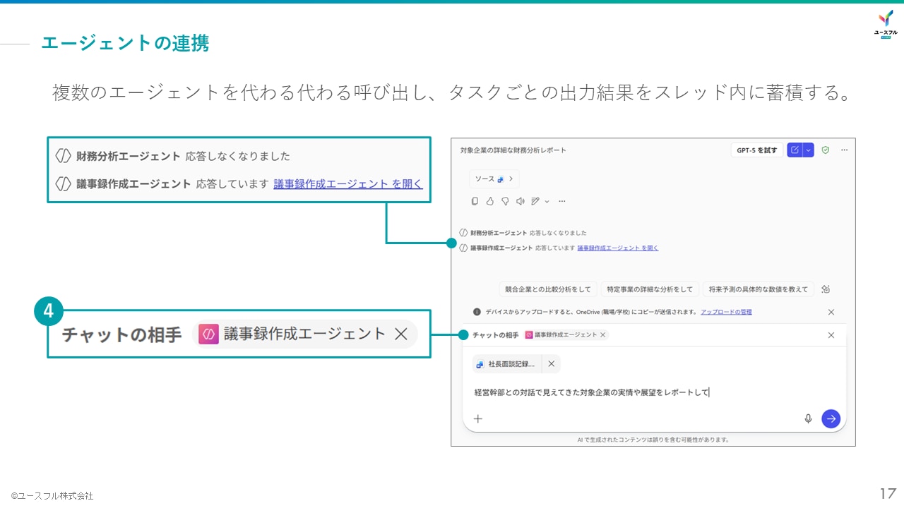 エージェントの連携