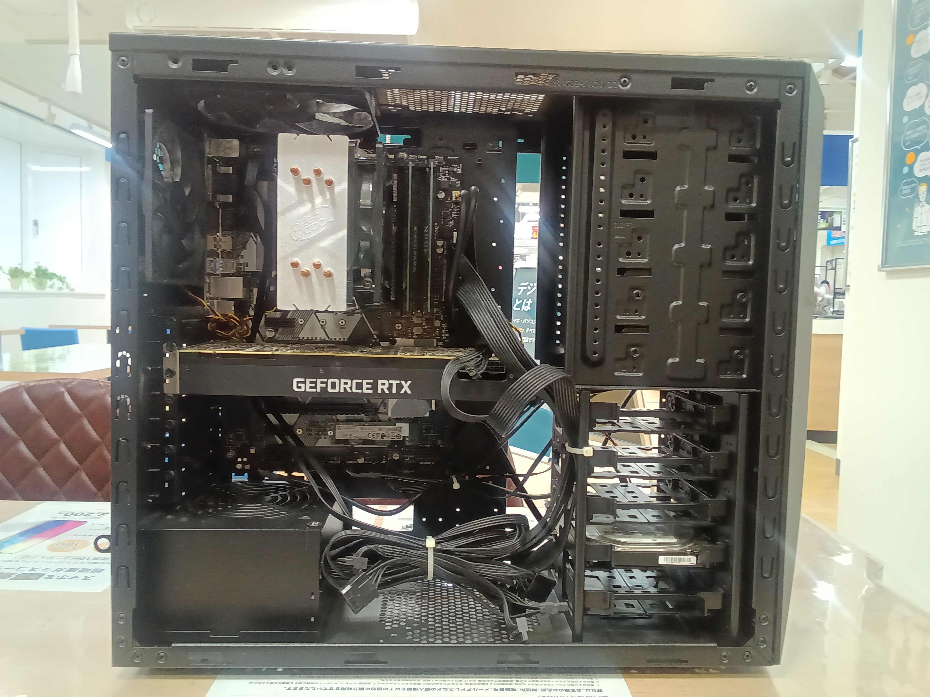 クリーニング後のPC全体