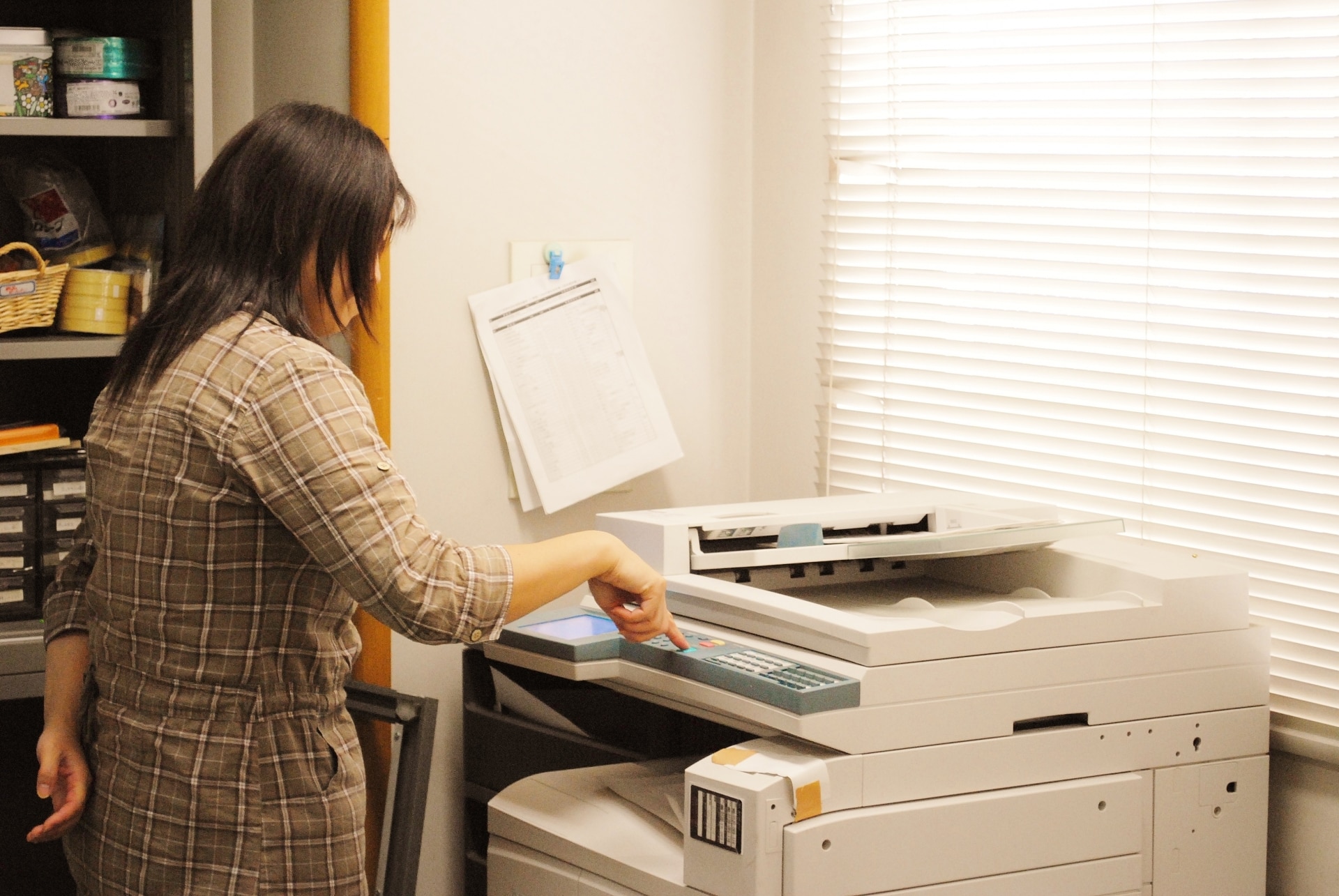 スキャンをしているイメージ