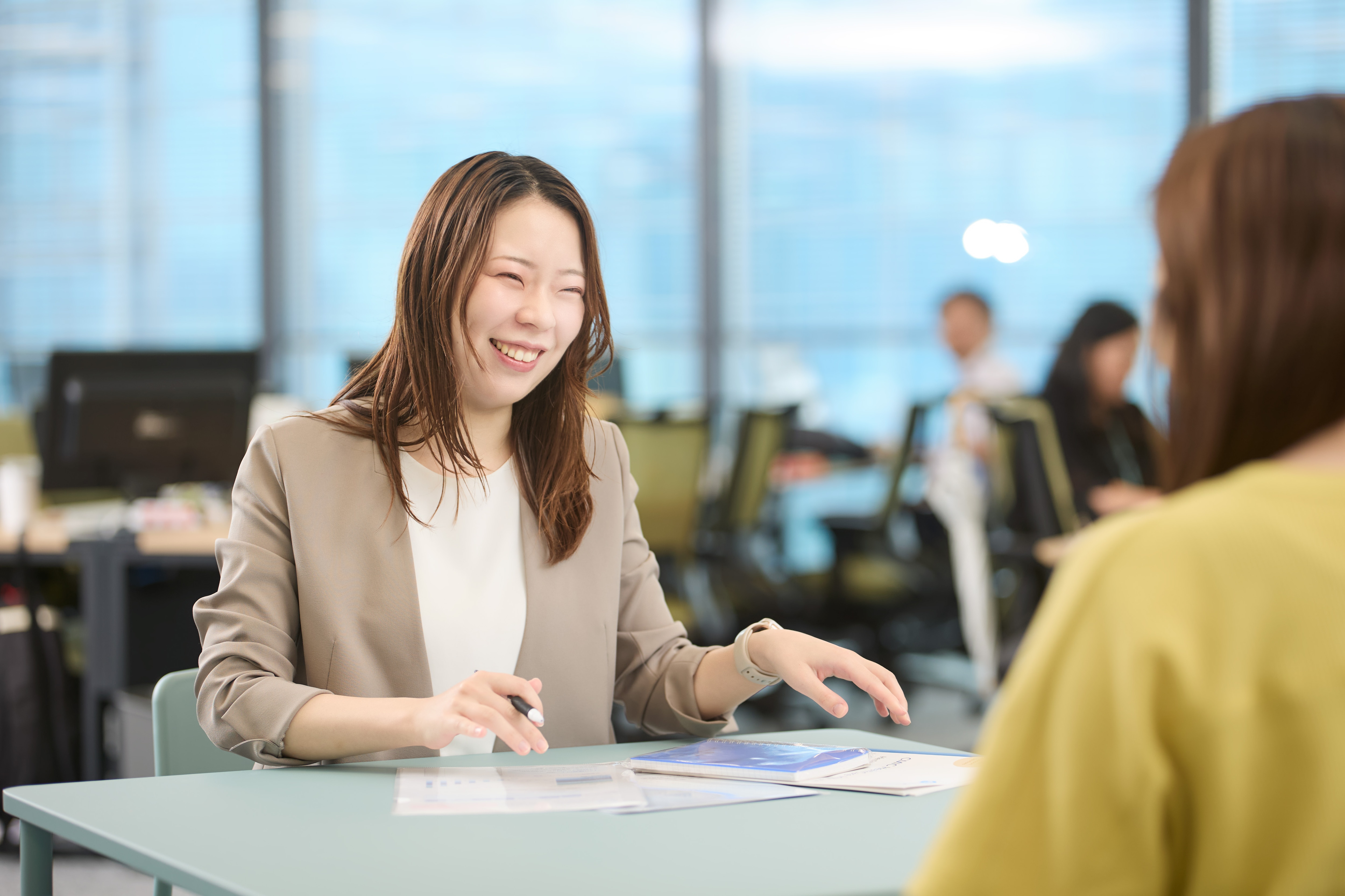 本社部門のBD（ビジネス・デベロップメント）部で働く社員のTさん