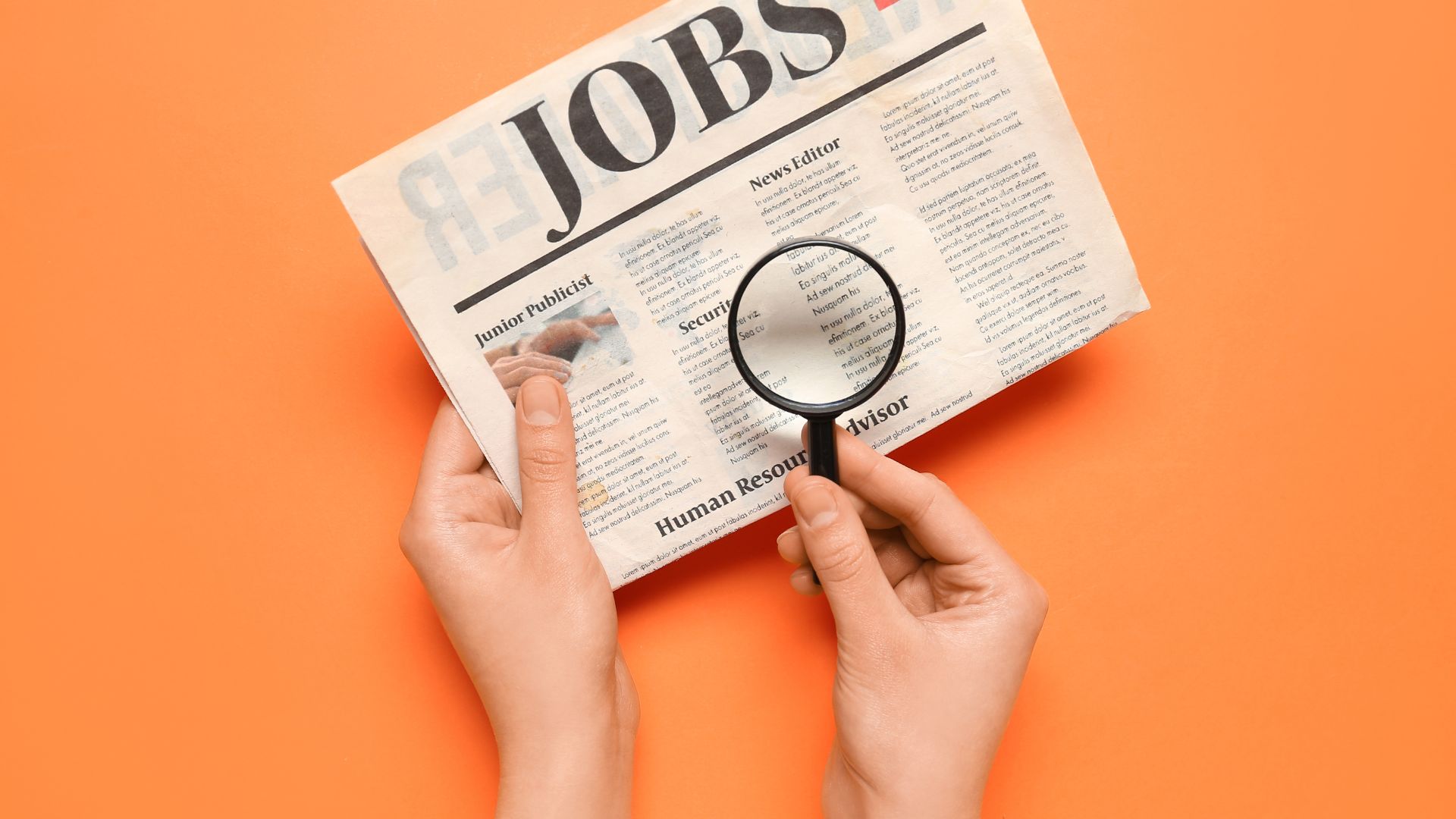 求人を探している人の図