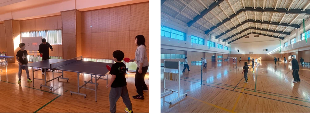 スポーツ交流会(バドミントン、バスケットボール、ドッジボール、モルック)