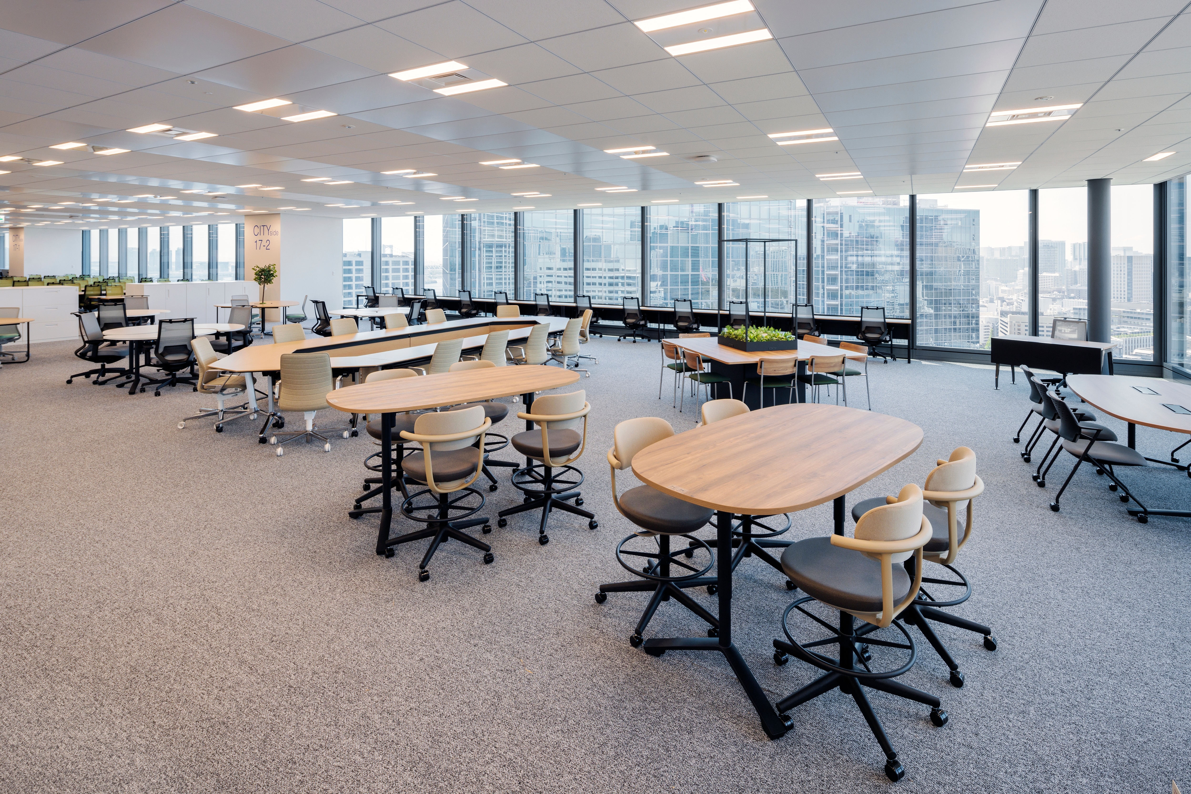 シミックヘルスケア・インスティテュートの本社オフィスの執務室