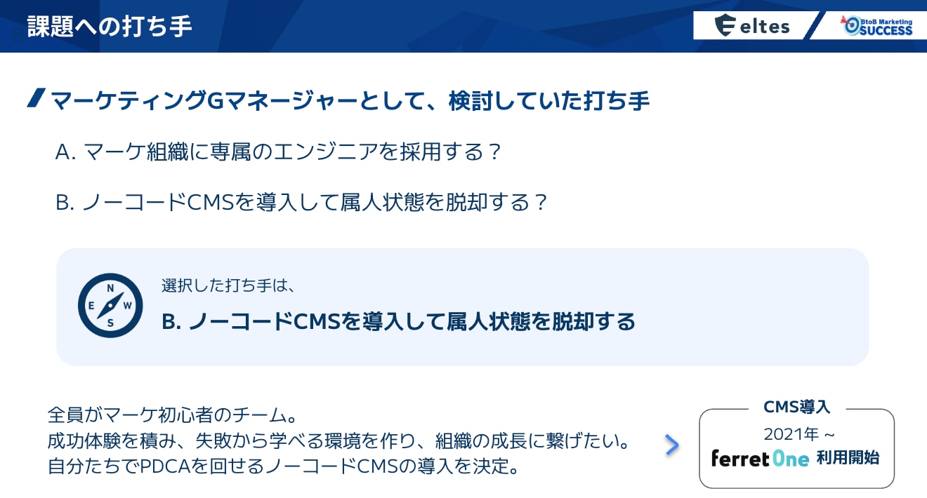 課題への打ち手