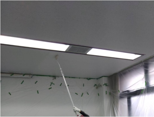 塗装工事手順上塗り