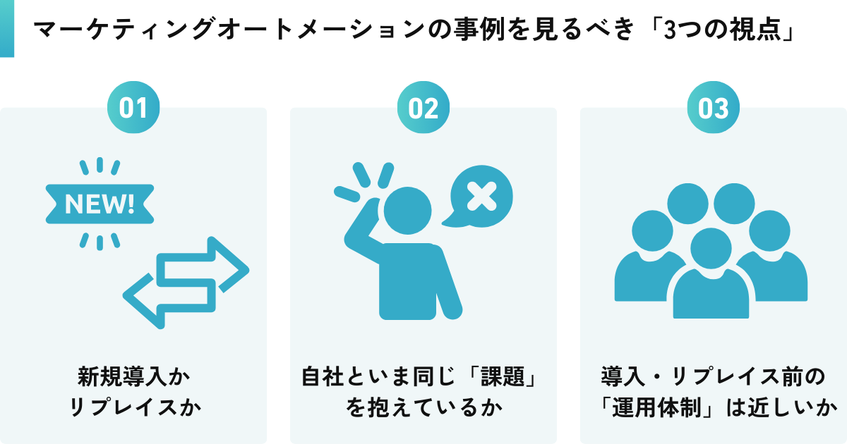 マーケティングオートメーション（MA）の事例を見るべき「3つの視点」