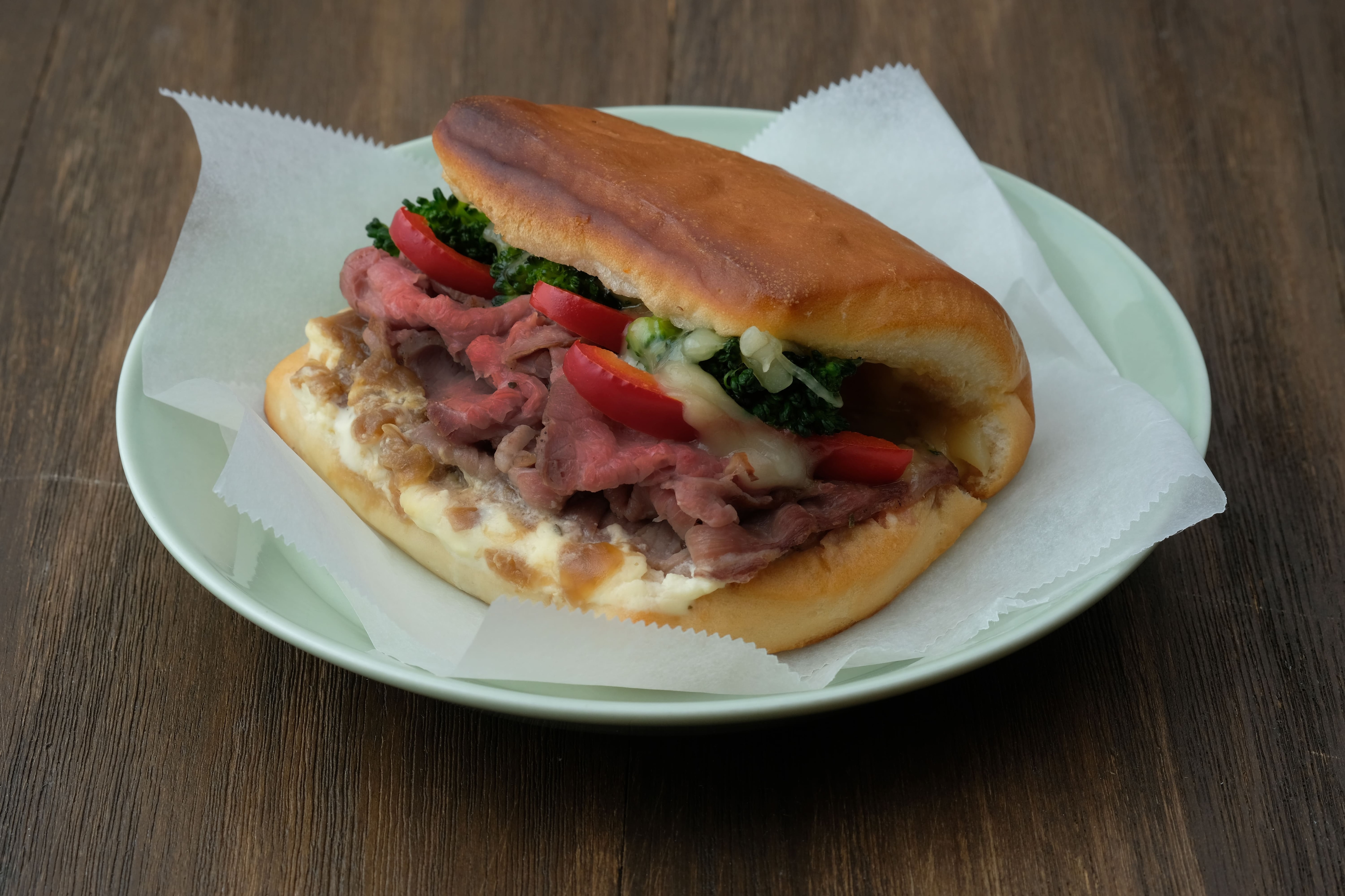 パストラミホットサンド