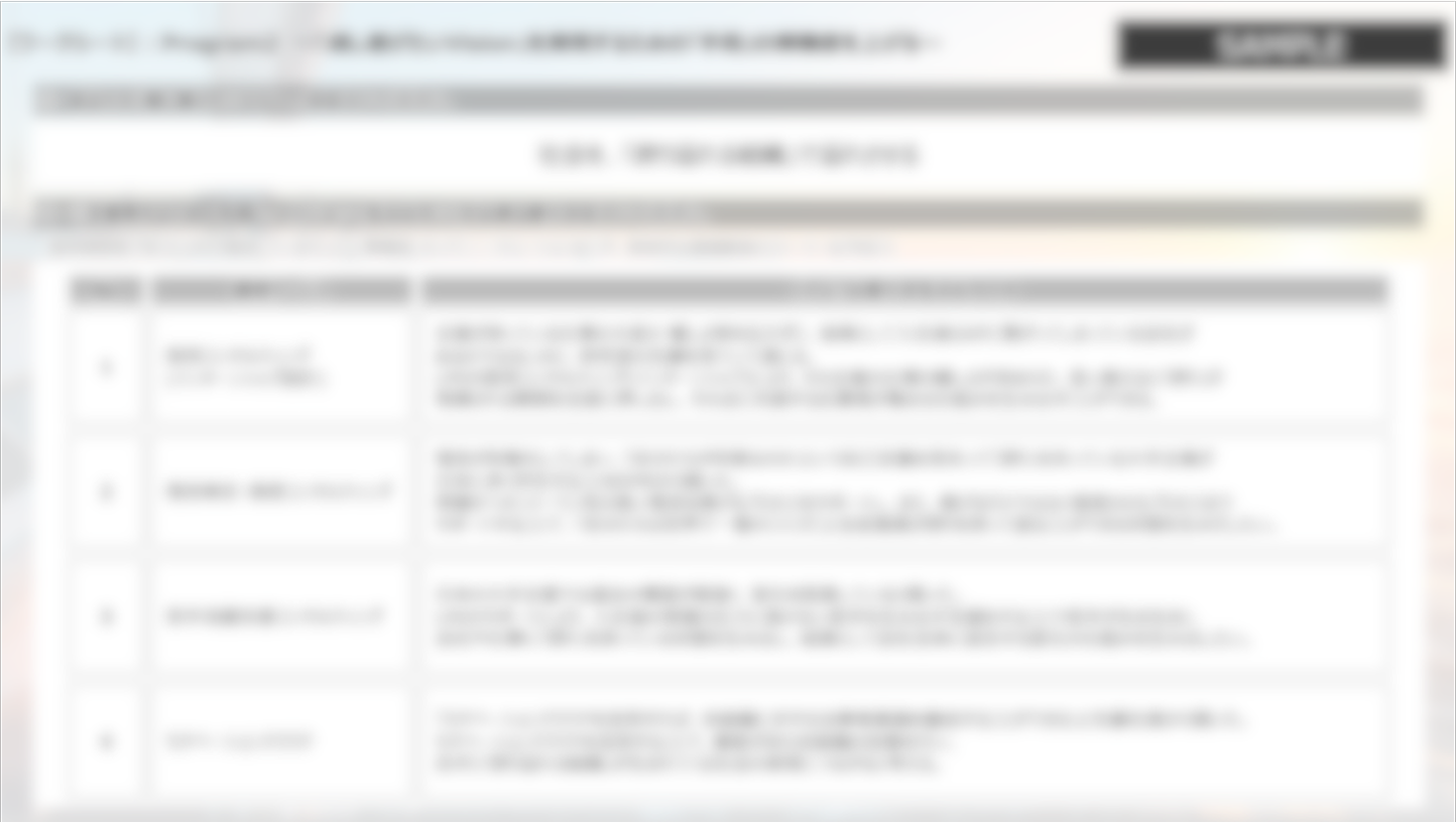 継続的なアプローチを行う 機会設計までご支援