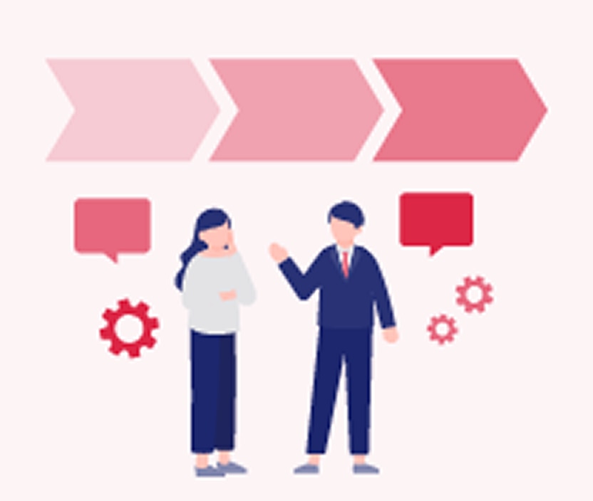 採用プロセス、管理手法 などフローの全体設計