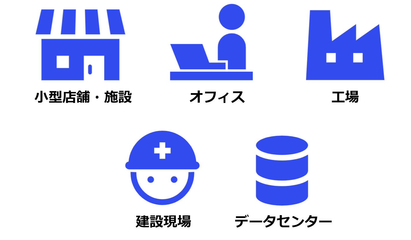 虹彩認証の利用シーン