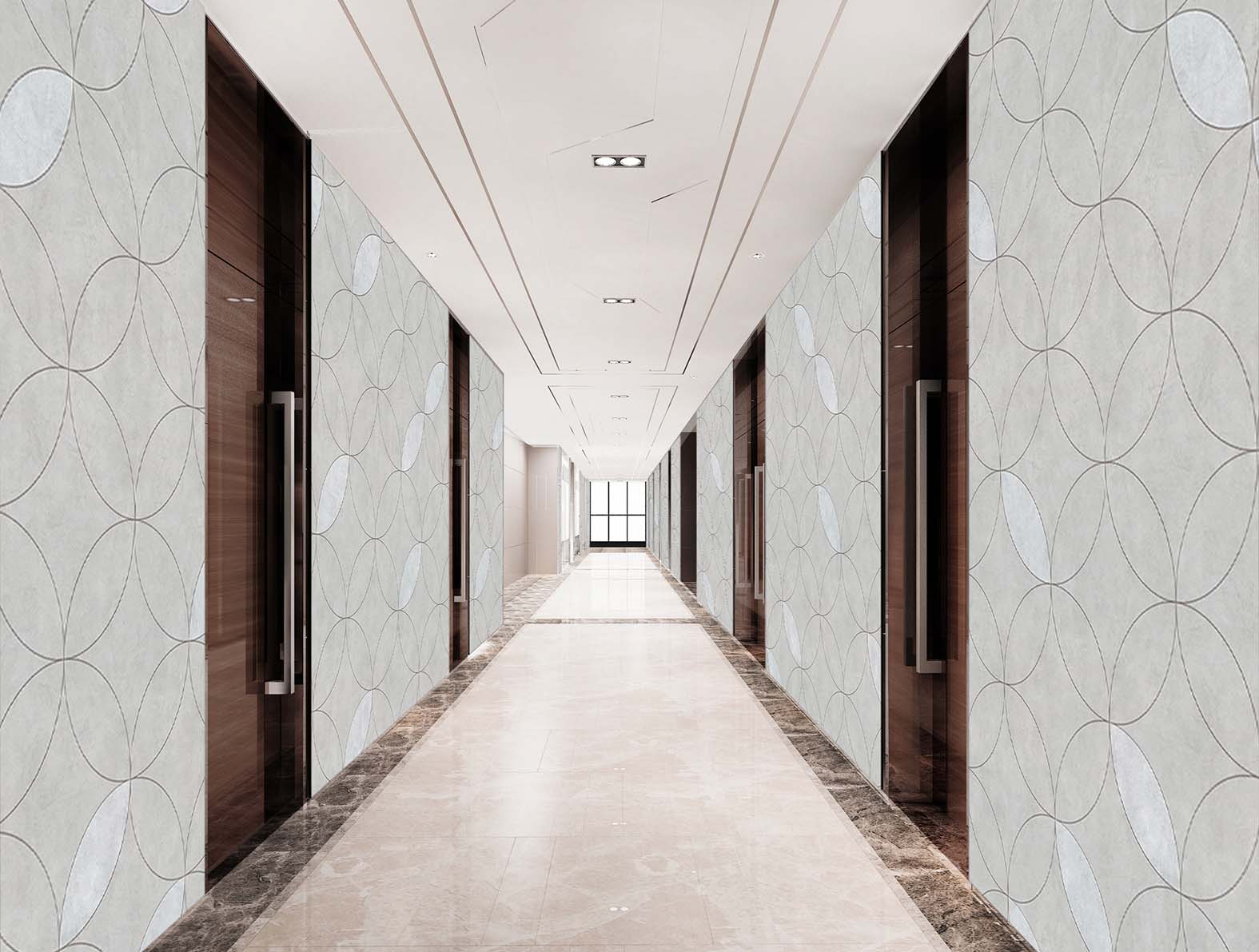 マテリアル柄の大理石の壁紙