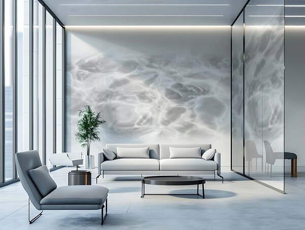 水面柄のガラスフィルム