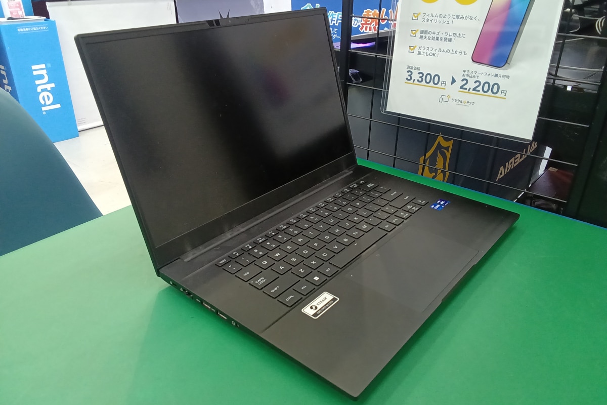 データ復旧事例 GALLERIAゲーミングノートPC 電源が落ちる