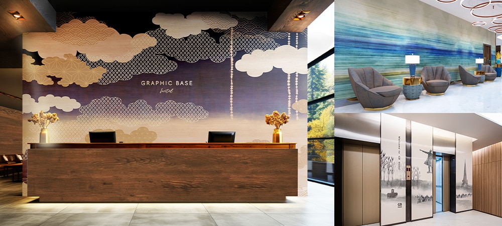 ホテル受付の施工イメージ