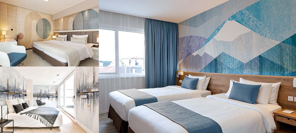 ホテル客室の施工イメージ