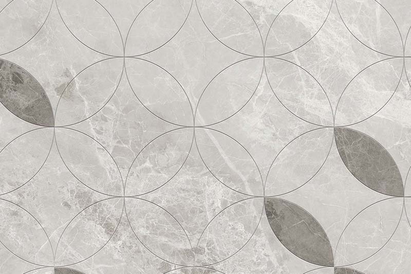 マテリアル柄の大理石の壁紙