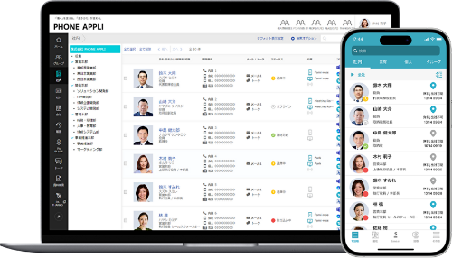 PHONE APPLI PEOPLE製品画面
