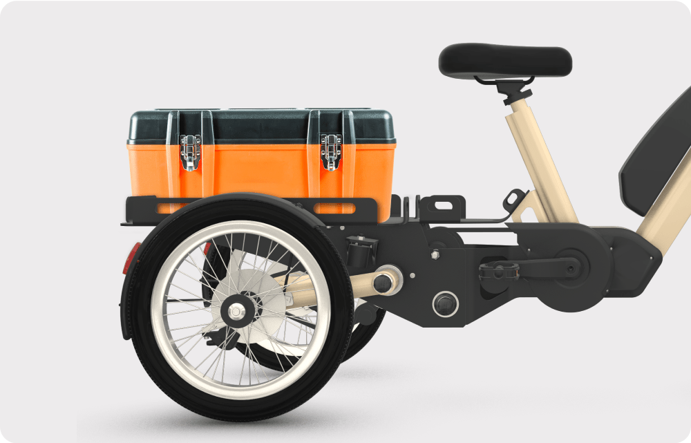 電動アシスト3輪自転車 LA SI QUE (らしく) | 新規ビジネス | つばき