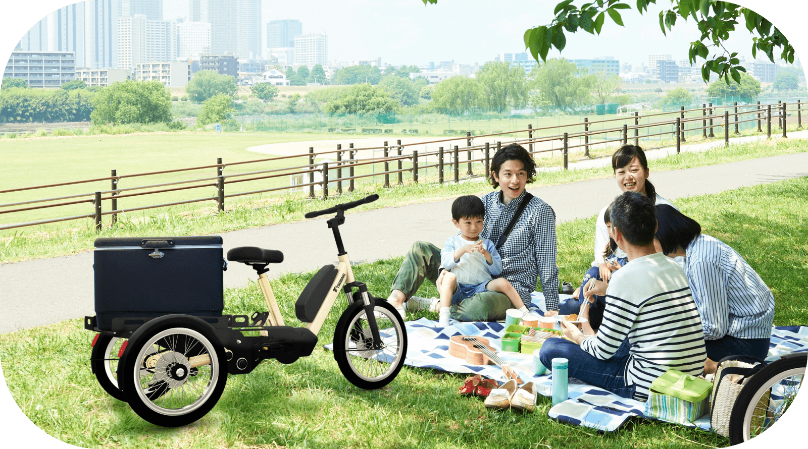 電動アシスト3輪自転車 LA SI QUE (らしく) | 新規ビジネス | つばき