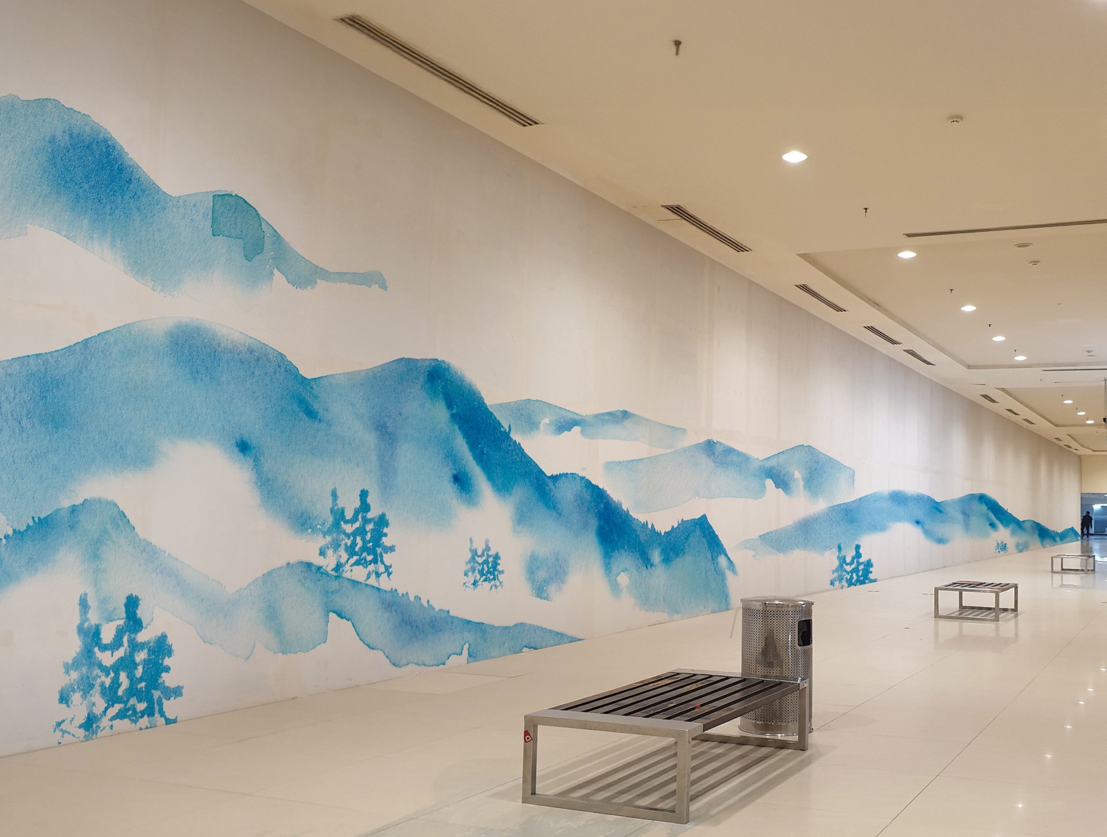 抽象的な水彩画の壁紙