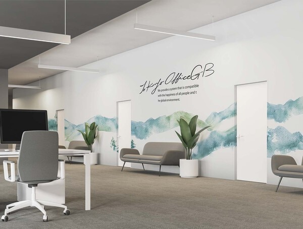 抽象的な水彩画の壁紙