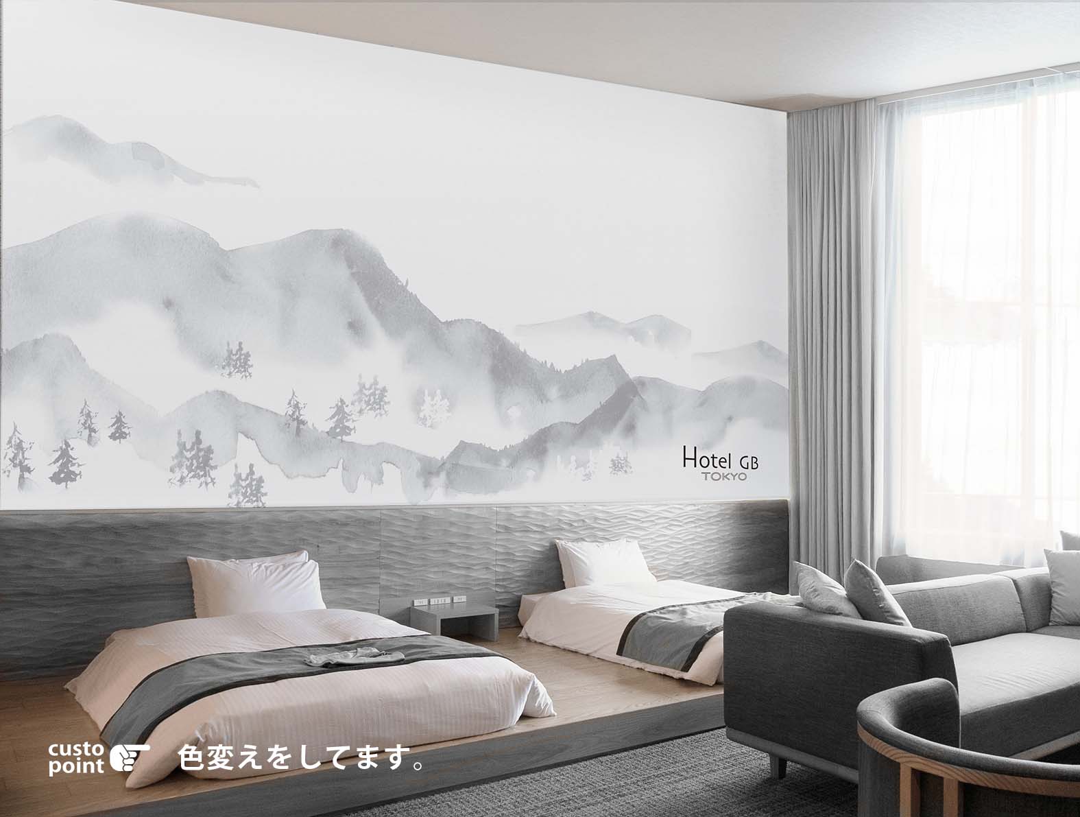 抽象的な水彩画の壁紙