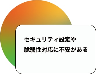 セキュリティ設定や脆弱性対応に不安がある