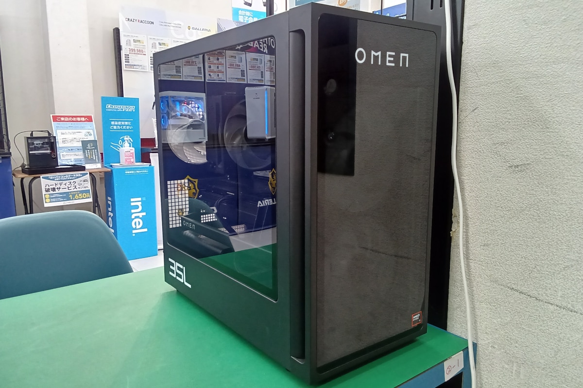 パソコン修理事例 HP製ゲーミングPC OMEN 35L 電源ユニットからジィィーーという異音