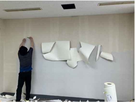 クロス張替えの流れ_既存クロス剥がし