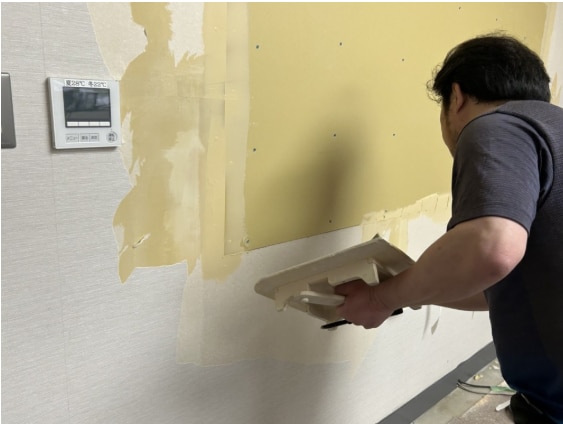 クロス張替えの流れ_下地調整