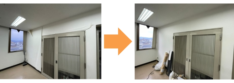 オフィスのクロス張替え工事の事例