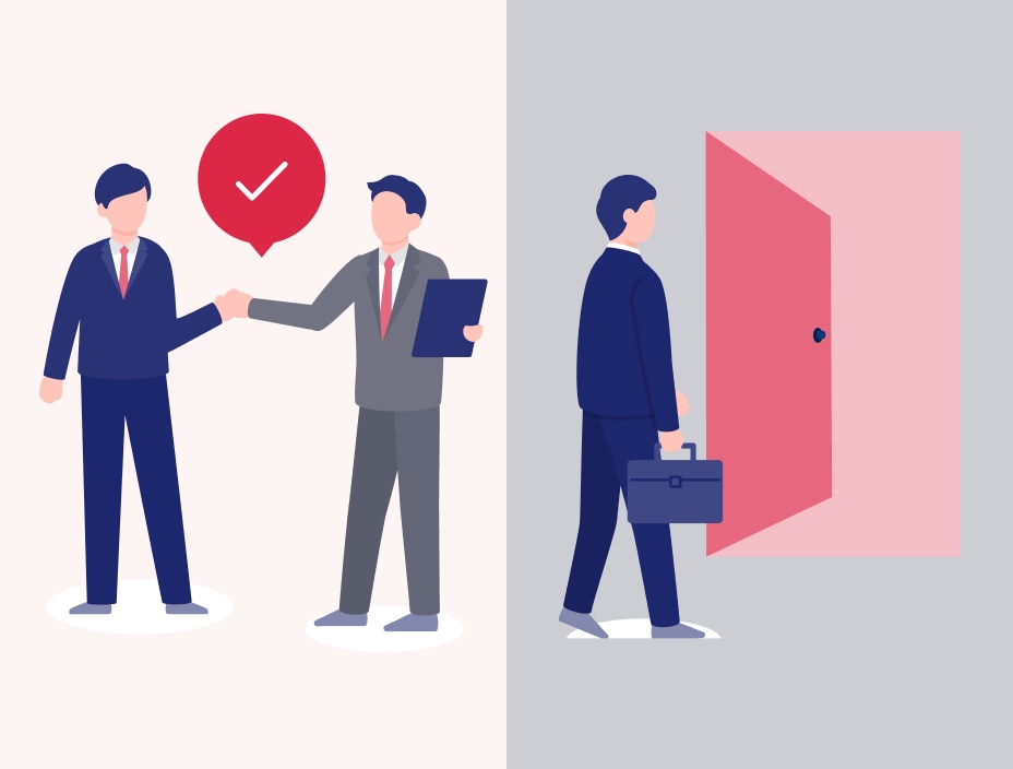 苦労して採用した社員が 現場配属後すぐに離職する