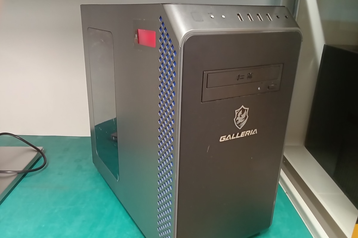 パソコンサポート事例 ゲーミングPC GALLERIA メモリアップグレードと故障診断
