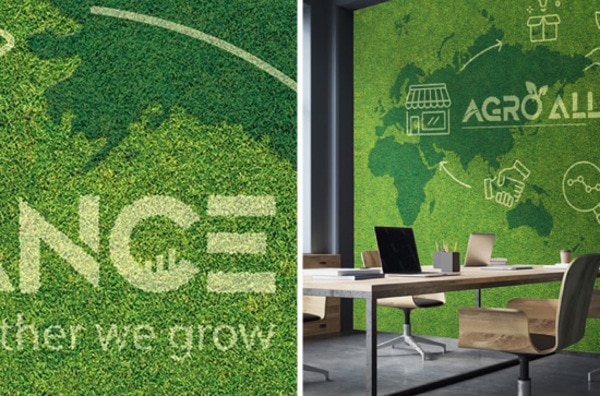 オフィスにエコなデザインの壁紙