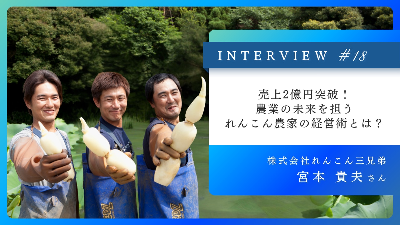 成長を続けるれんこん農家へインタビュー | スター農家クラウド