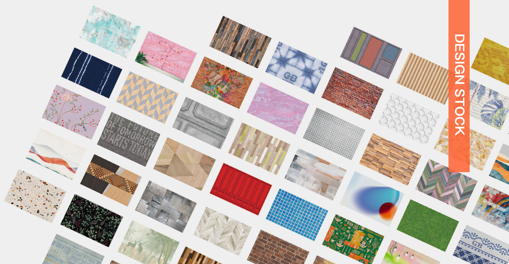 豊富なデザイン案のストック