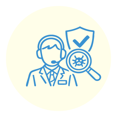 検知の調査対応