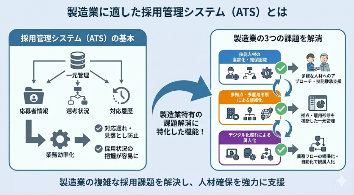 製造業におすすめの採用管理システム