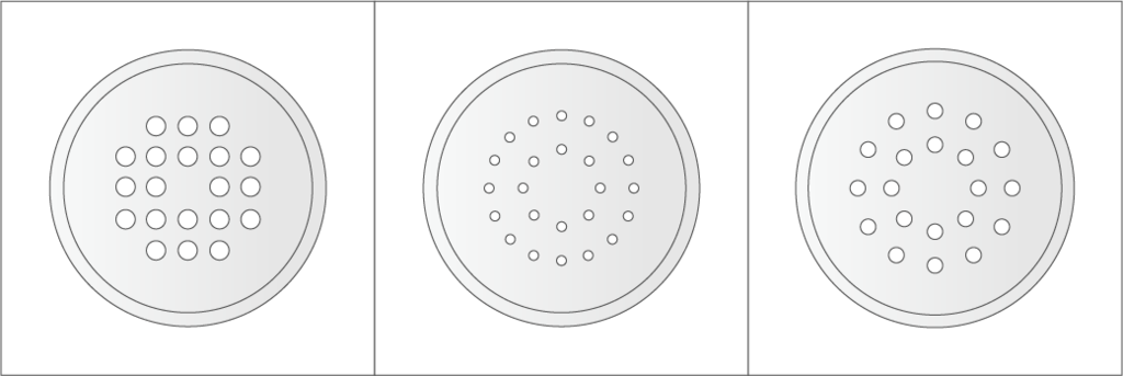 フェイスパウダーの中フタバリエーション