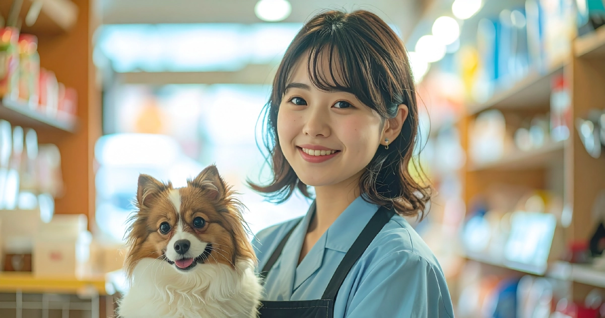 ASK：OGP、ペットショップの女性店員