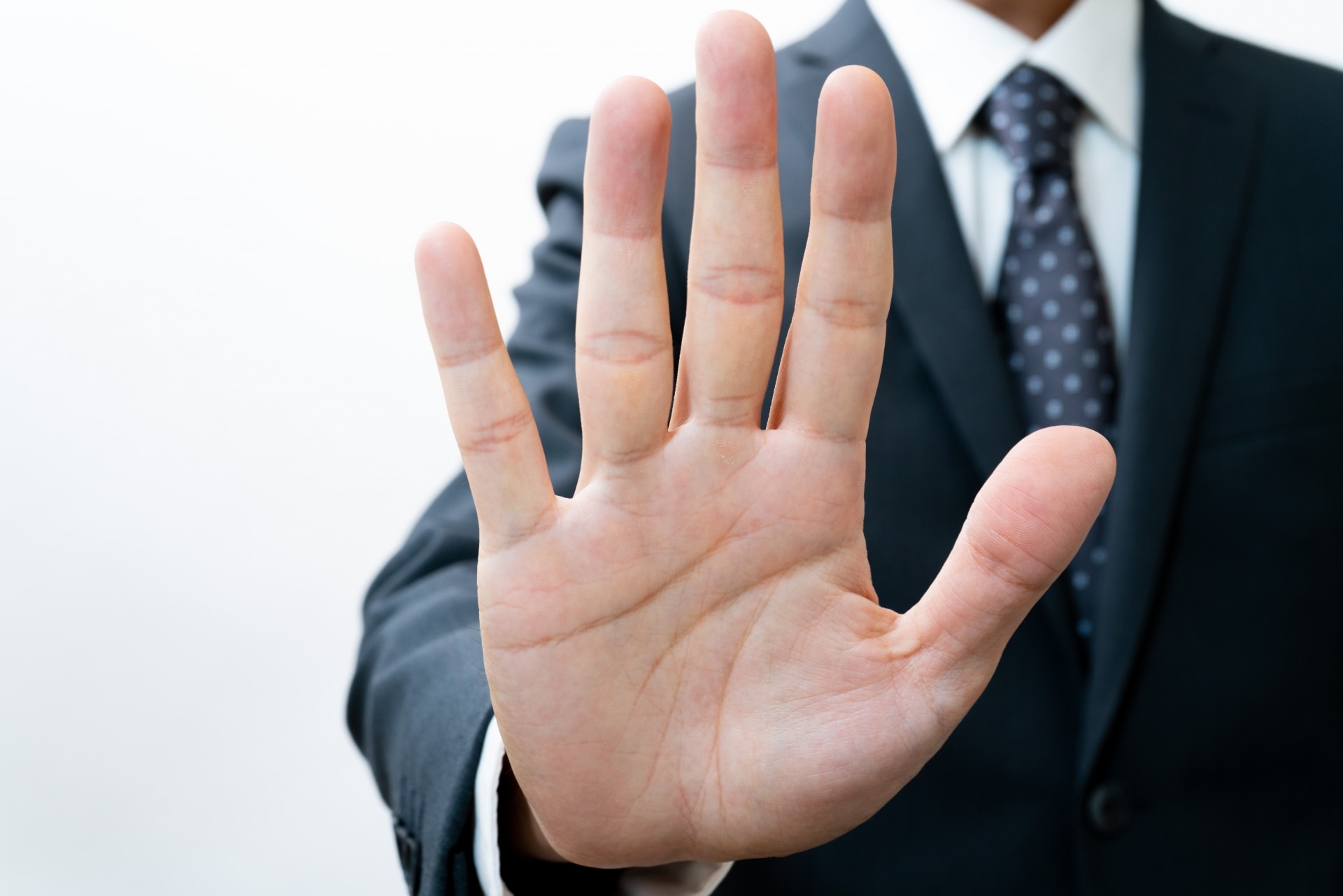 ストップ_ハンドサイン