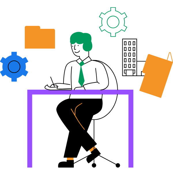 試作内容を検討する人