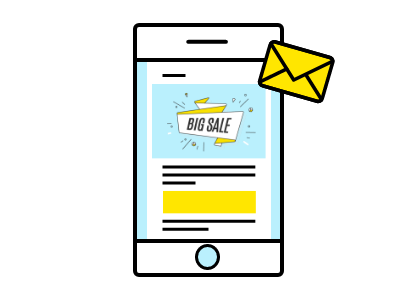 スマホ向けHTMLメール